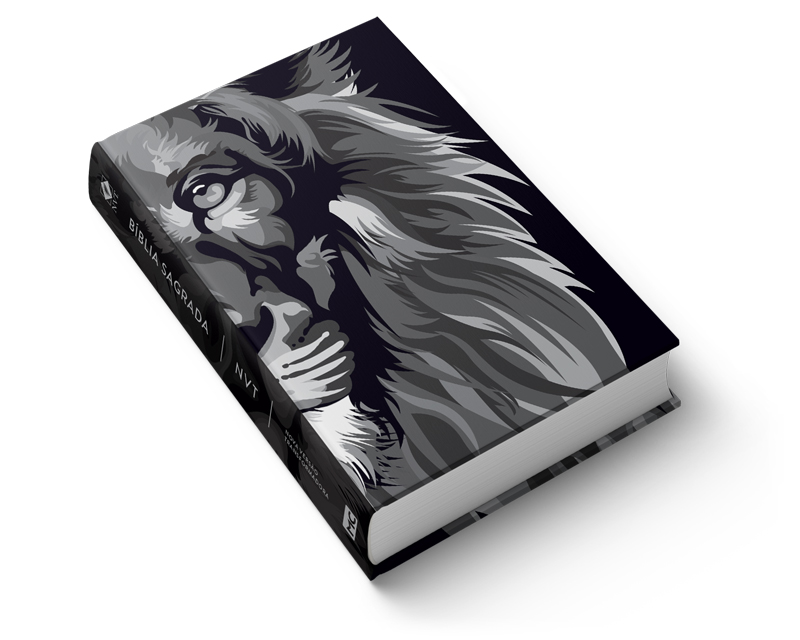  Bíblia SuaNVT – Lion Colors Black & White