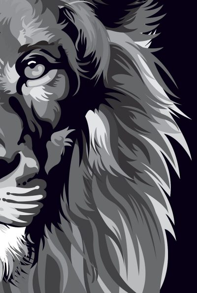 Bíblia SuaNVT – Lion Colors Black & White