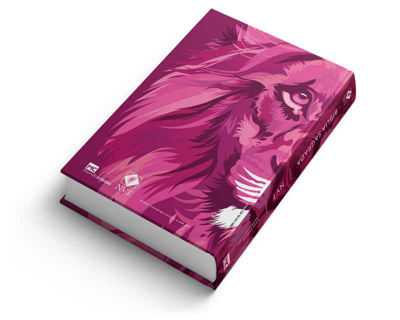  Bíblia SuaNVT – Lion Colors Pink